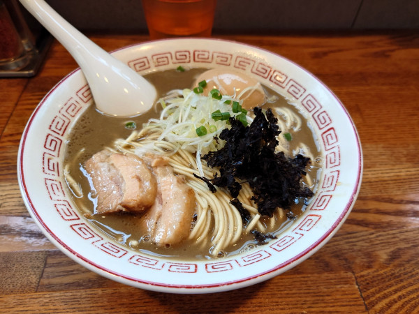 「濃厚煮干そば 混ぜ玉」@煮干中華そば専門 煮干丸の写真