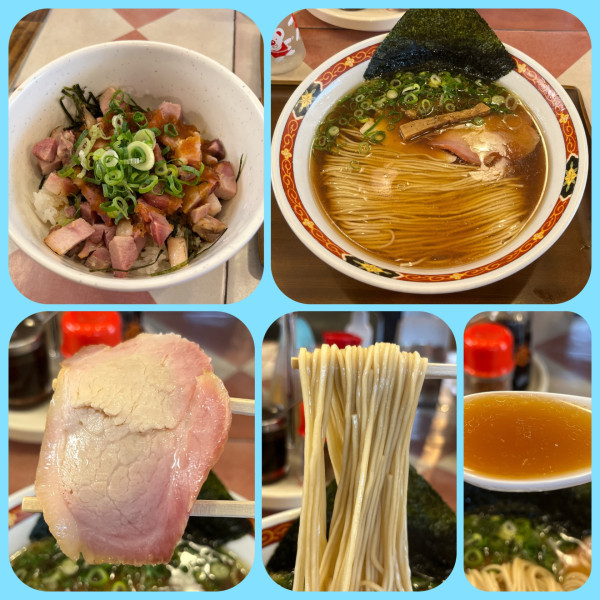 「ランチセットＡ¥1100」@麺や食堂 本店の写真