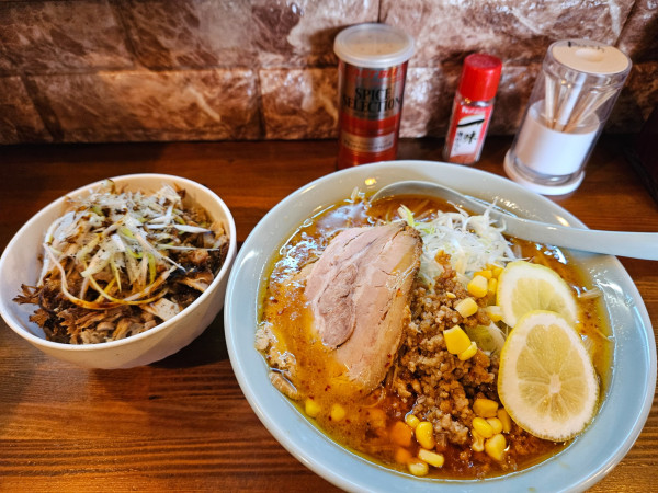 「火山ラーメン」@旭川らあめん もぐりの写真