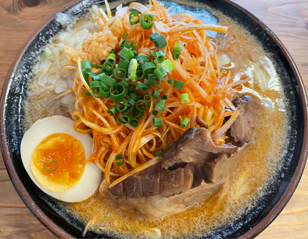 「濃厚味噌豊潤辛ネギトッピ」@みそ家 豊潤の写真