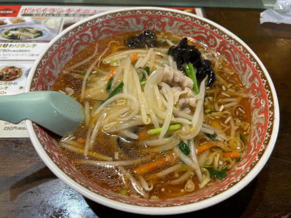 「あんかけもやしラーメン」@ポパイ ラーメンレストランの写真