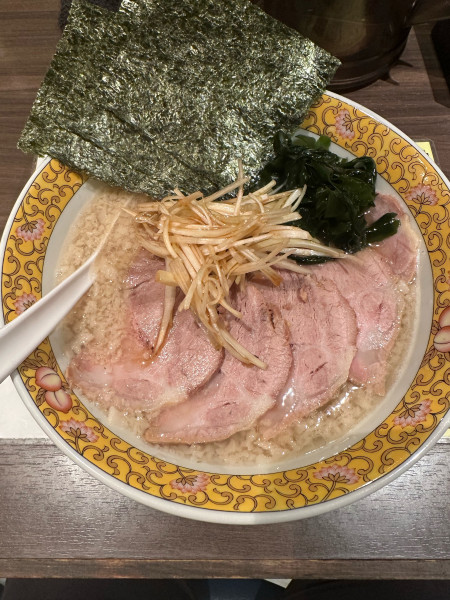 「ターショ+鶏ワサビご飯」@塩生姜らー麺専門店MANNISHの写真