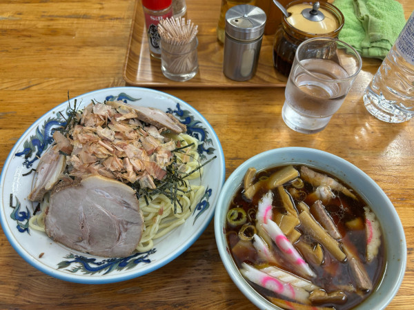 「ざるかつ中盛チャーシュー3枚具増し」@丸長 坂戸店の写真