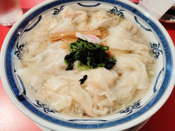 「わんたん麺（塩）」@赤坂中華わんたん亭の写真