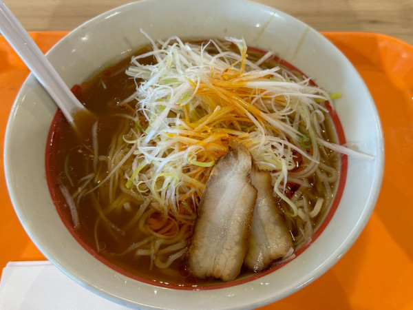 「ねぎらーめん（麺大盛り）」@幸楽苑 レイクウォーク岡谷店の写真