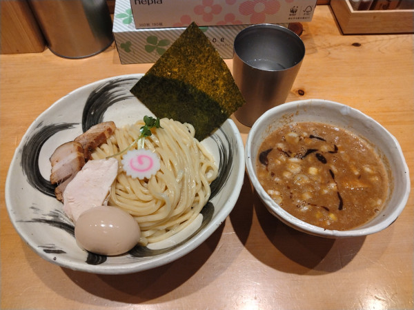 「特製つけ麺(200g)¥1400-」@銀座 朧月の写真