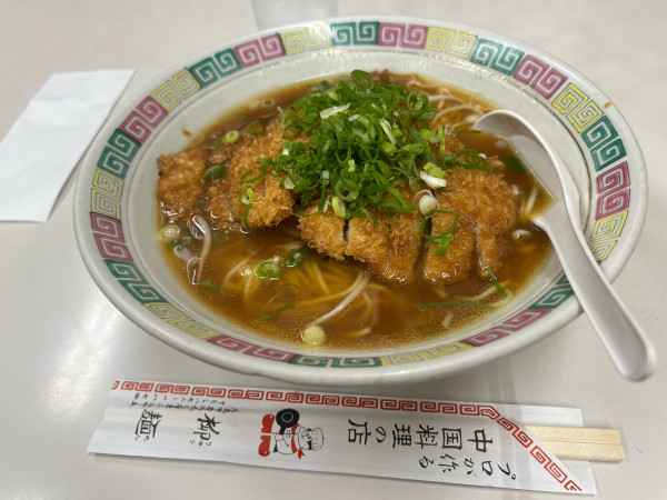 「カツラーメン」@柳麺の写真