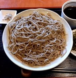 「ざるそば」@勝田そばの写真