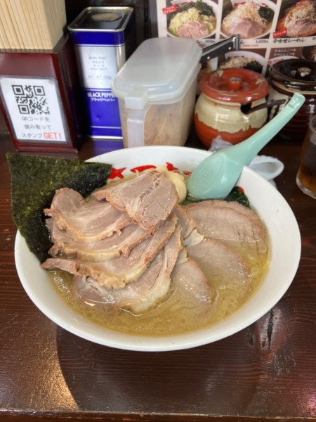 「チャーシュー麺ダブル　ライス」@さつまっこ 平和島店の写真
