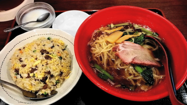 「ラーメン＆チャーハンセット」@中華料理 天王軒の写真