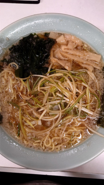 「ネギラーメン　並　８５０円」@ラーメンショップ 片柳店の写真