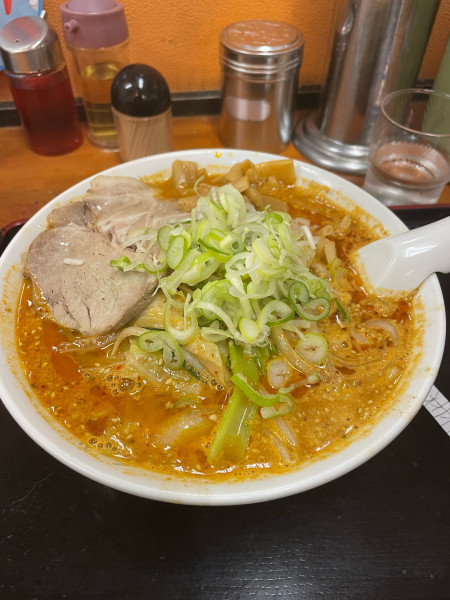 「辛味噌野菜らーめん」@北海とんこつらーめん 純輝 神栖店の写真