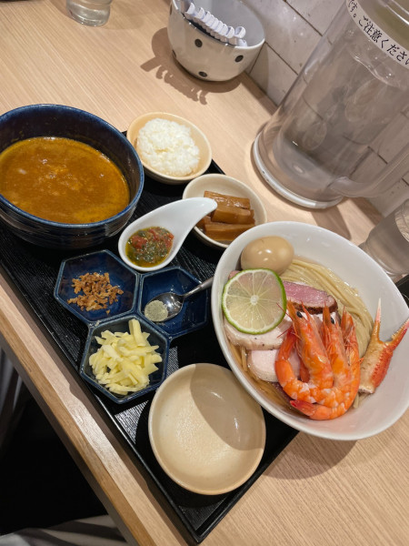 「特製オマール海老のビスクつけ麺」@麺屋 一燈の写真