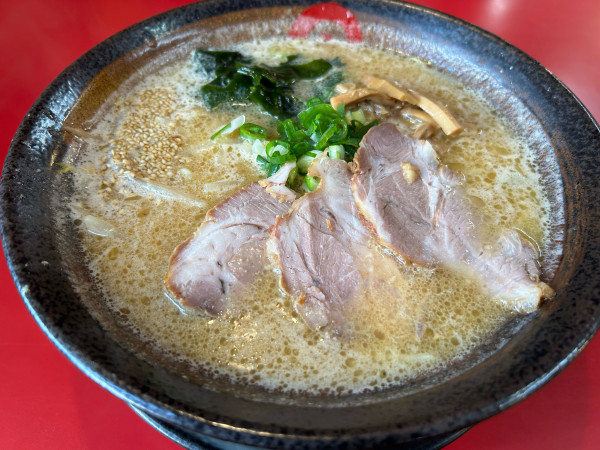 「満天味噌らーめん・ジャンボ満天餃子」@満天家 小山店の写真