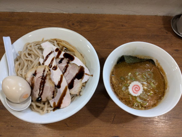 「特製海老つけめん1230円大盛120円」@Trigo(トリーゴ)の写真