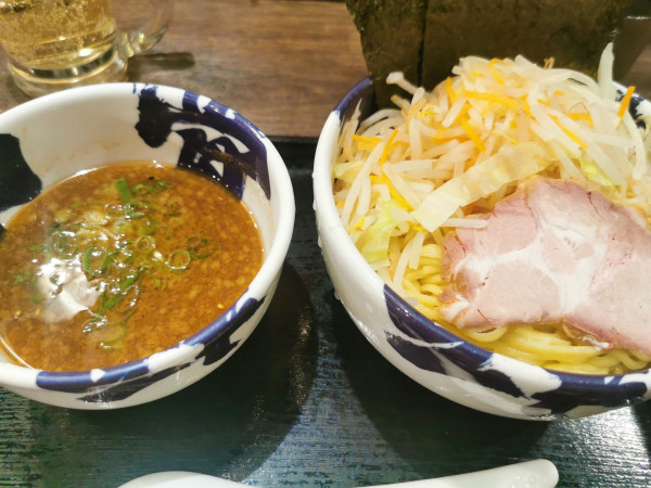 「野菜つけめん」@節骨麺たいぞう 池袋本店の写真