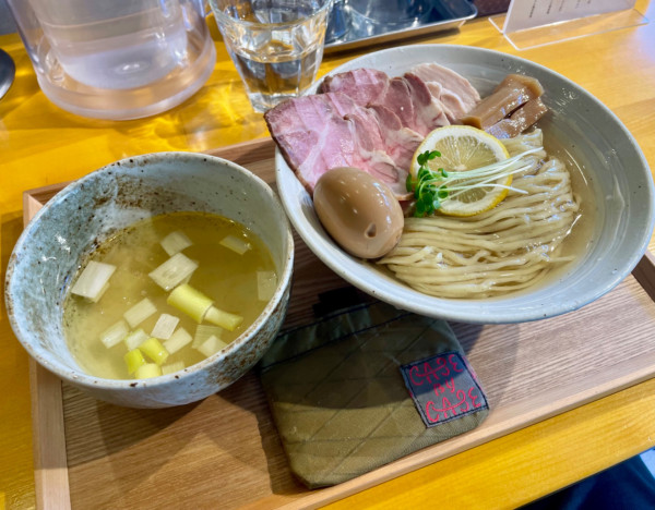 「特製昆布水つけ麺塩」@BABA NOODLE HOUSEの写真