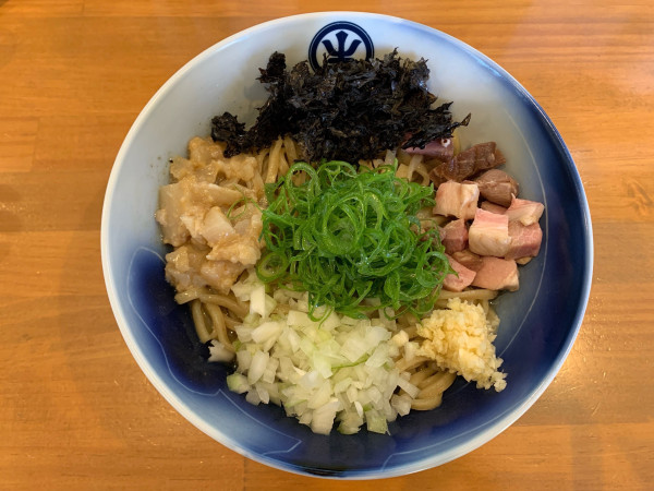 「京葱煮干し油そば」@中華蕎麦 生るの写真