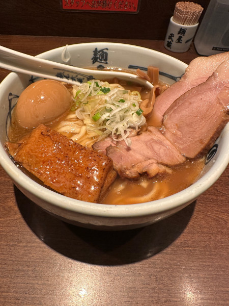 「武蔵ラーメン 1400円 大 同料金」@麺屋武蔵 芝浦の写真