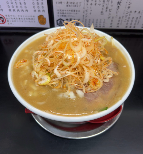 「味噌らぁめん 辛ネギ」@中華そば 亀喜屋の写真