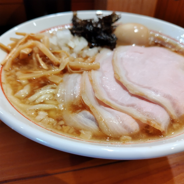 「特製醤油　1300円」@背脂煮干し中華そば 和市 大崎店の写真