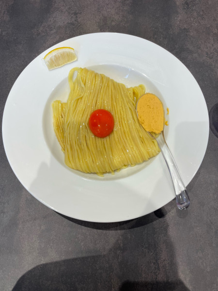「雲丹バターたまご麺(900円)」@むかん横浜の写真