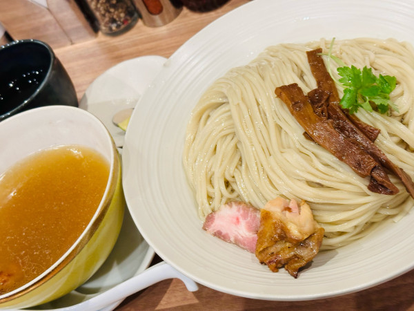 「塩つけ 1,200円 特盛350円 昆布水 150円」@麺処 ほん田 秋葉原本店の写真