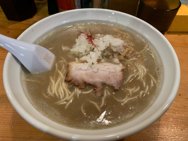 「煮干しラーメン大盛り麺固め」@ラーメン 幵の写真