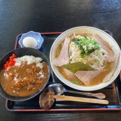 みそとんこつ　並　カレーセット