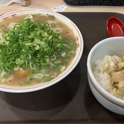 醤油ラーメン＋ねぎ飯