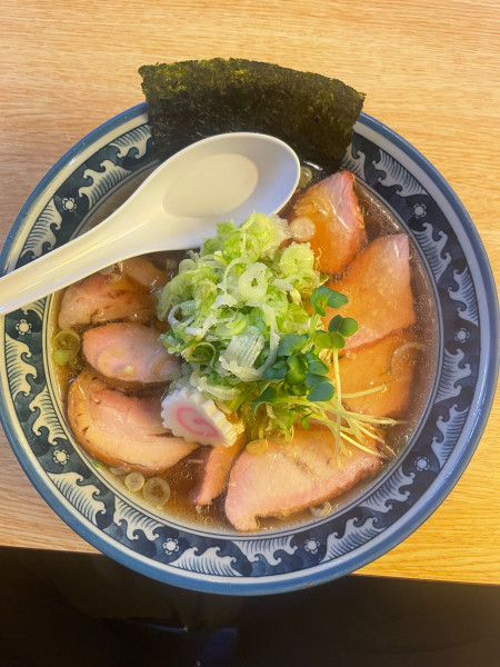 「焼豚ラーメンネギトッピング」@中華そば屋 佐藤の写真
