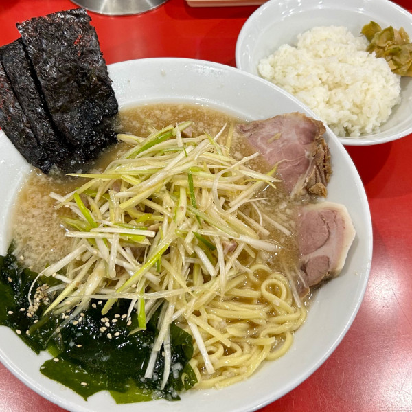 「かいざんラーメン＋半ライス」@ラーメン かいざん 新小岩店の写真