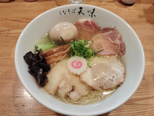 「特製　塩そば　　　1150円」@しなそば 天味の写真