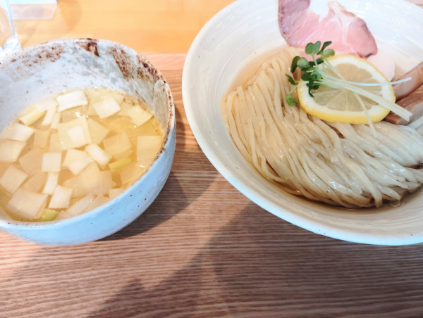 「昆布水つけ麺・塩」@BABA NOODLE HOUSEの写真