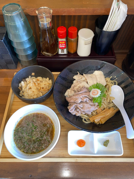 「周年記念限定つけ麺セット¥2,200円(限定)」@らぁめん 麺彩家の写真