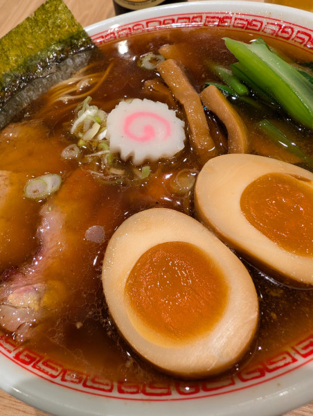 「味玉中華そば・MIXチャーシュー」@麺や みかんの写真