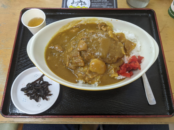 「ポークカツカレー：1,050円」@安達太良SA・下りフードコートの写真