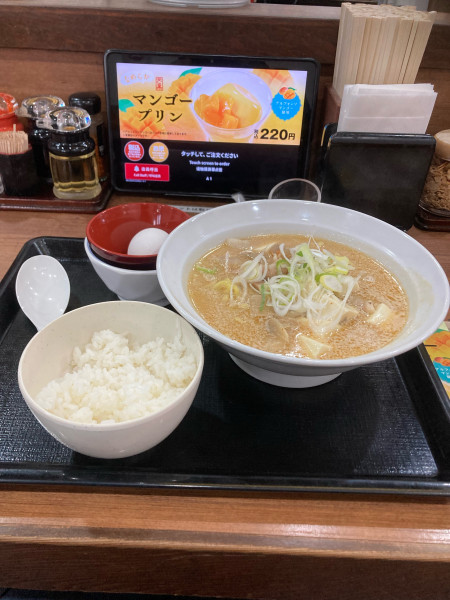 「豚汁ラーメン」@北海道らぁめん伝丸 6号ひたちなか田彦店の写真
