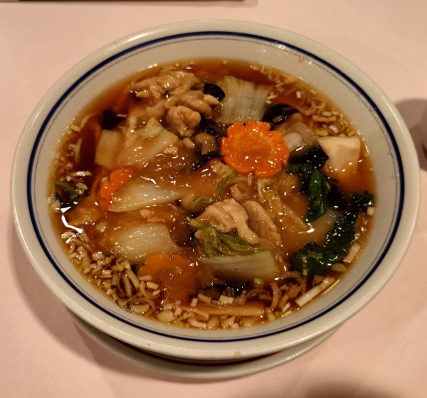 「五目入りつゆそば(1430円)」@上尾四川飯店の写真