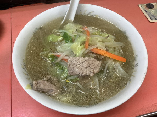 「タンメン650円 餃子450円」@一番の写真