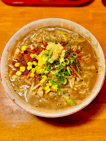 「濃厚焼き味噌らーめん1,000円」@豚骨らーめん れんの写真