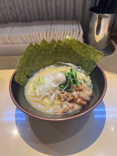 「朝ラーメン　しじみ」@横浜家系ラーメン 幸家 水海道店の写真