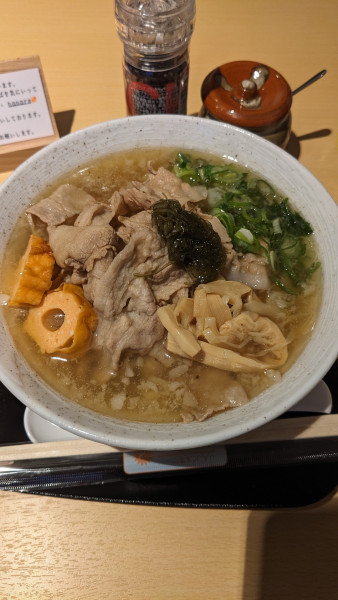 「豚肉Wそば（大盛）」@手打ち式中華そば hanareの写真