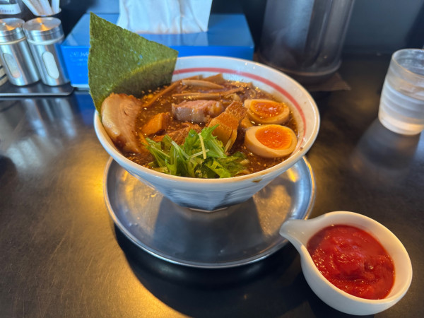 「八丁味噌のラーメン【feat蕃茄】」@麺坊 炗の写真