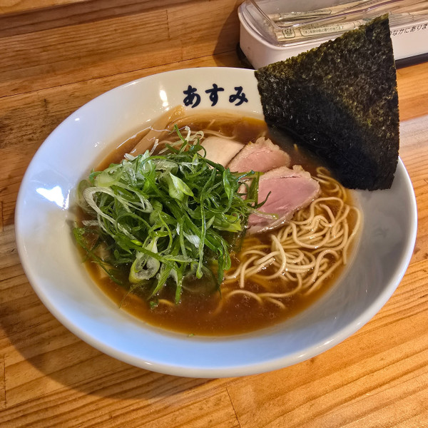 「鴨らぁ麺 醤油 九条ねぎ」@麺や あすみの写真