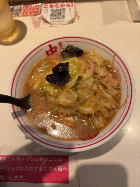 「味噌タンメン」@蒙古タンメン 中本 新宿店の写真