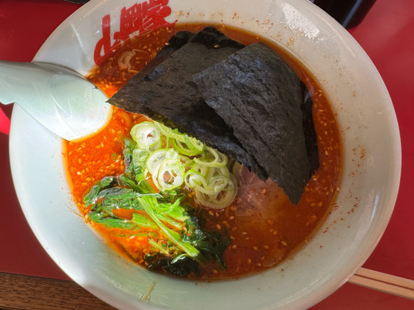 「辛味噌ラーメン」@ラーメン山岡家 神栖店の写真