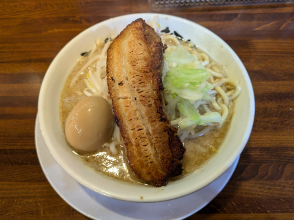 「男気味噌＋味玉」@まるはち 春日井店の写真