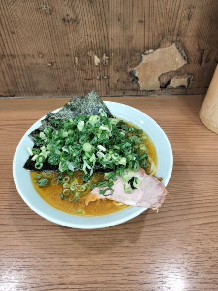 「ラーメン並 九条ねぎトッピング」@家系らーめん 武将家 外伝の写真