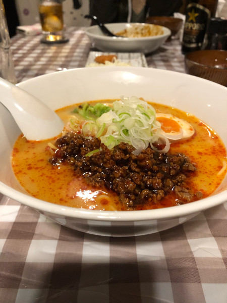 「坦々麺」@らぁ麺 麺道館の写真
